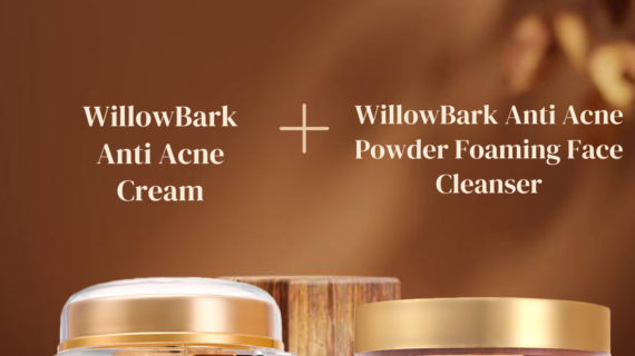 WillowBark Anti Acne Powder Foaming Face Cleanser + WillowBark Anti Acne Cream