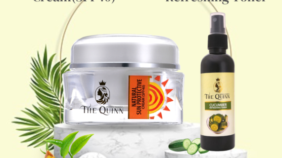 Cucumber Refreshing Toner + Natural Sun Protective Cream(SPF40)