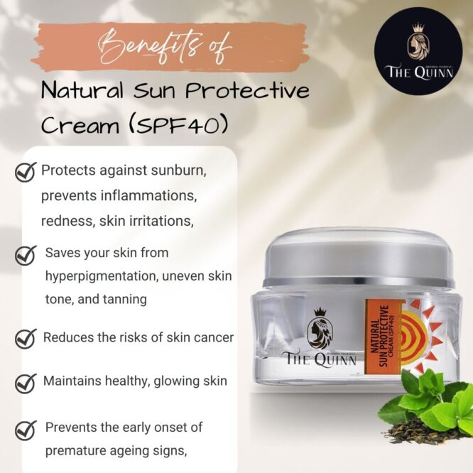Natural Sun Protective Cream(SPF40) + Rose Petal Powder Foaming Face Cleanser